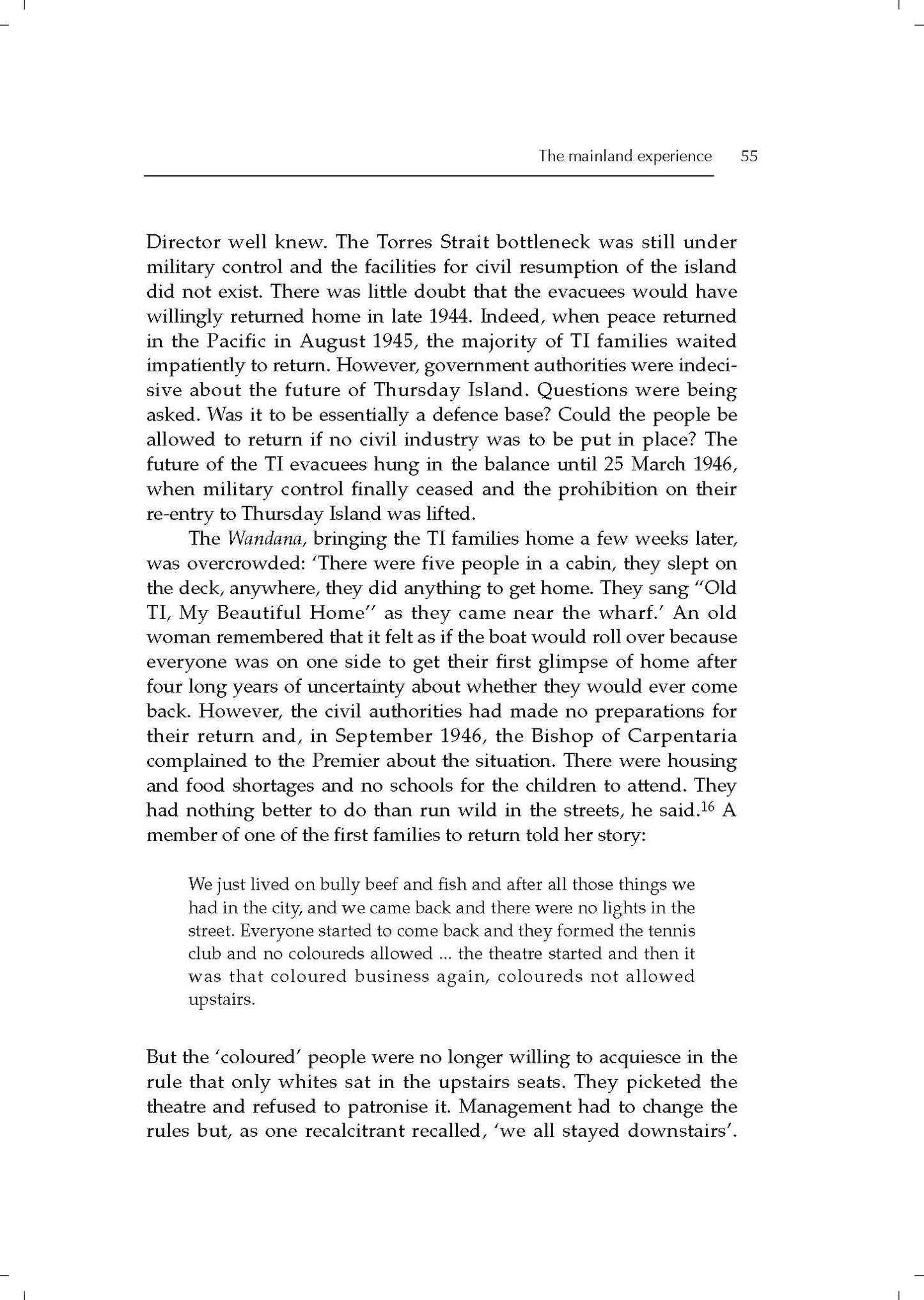 Torres Strait Islander Women and the Pacific War -