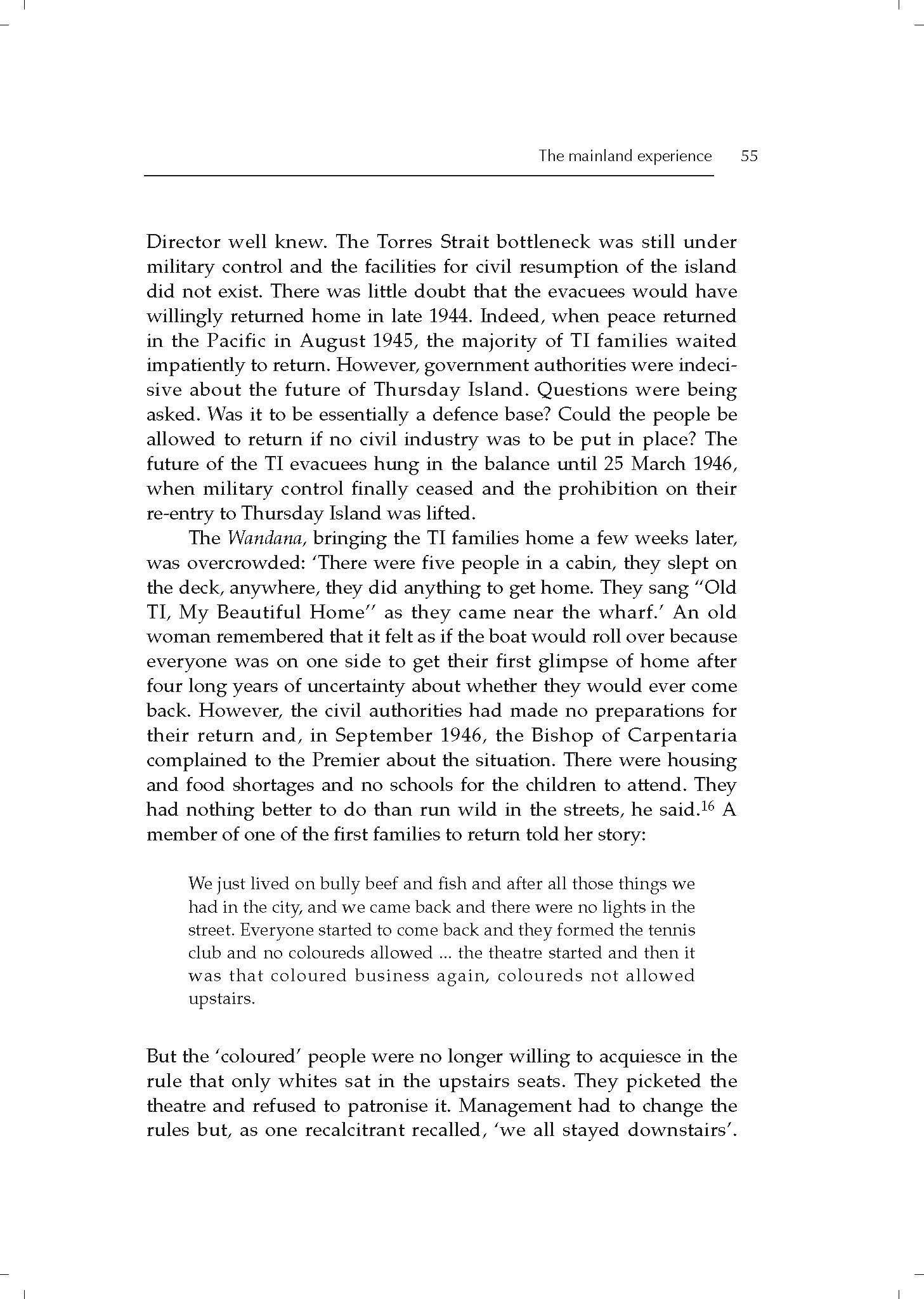 Torres Strait Islander Women and the Pacific War -