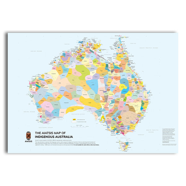 The AIATSIS Map of Indigenous Australia - A1 (Medium) / Flat