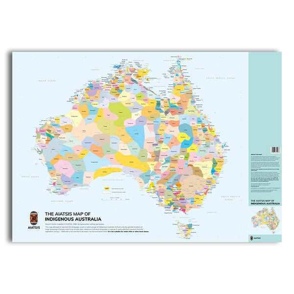 The AIATSIS Map of Indigenous Australia - A1 (Medium) / Folded