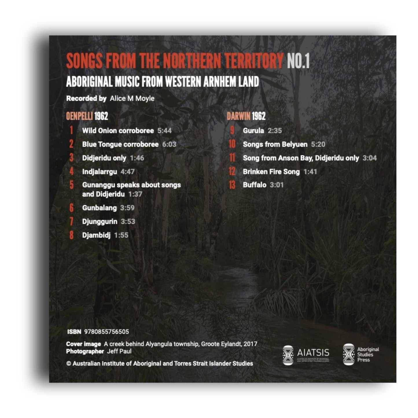 Songs from the Northern Territory No.1 -