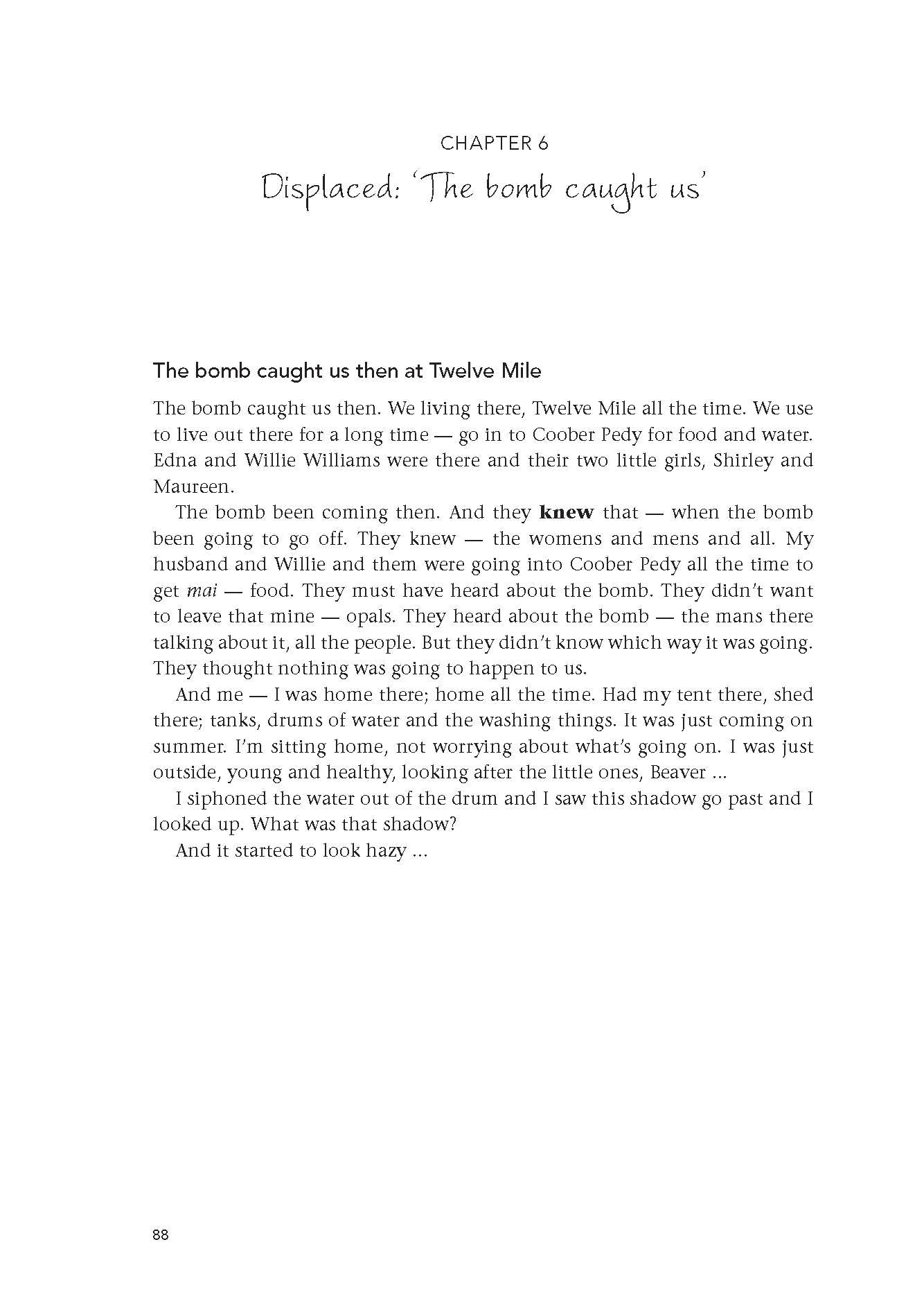 I'm the One that Know this Country! -