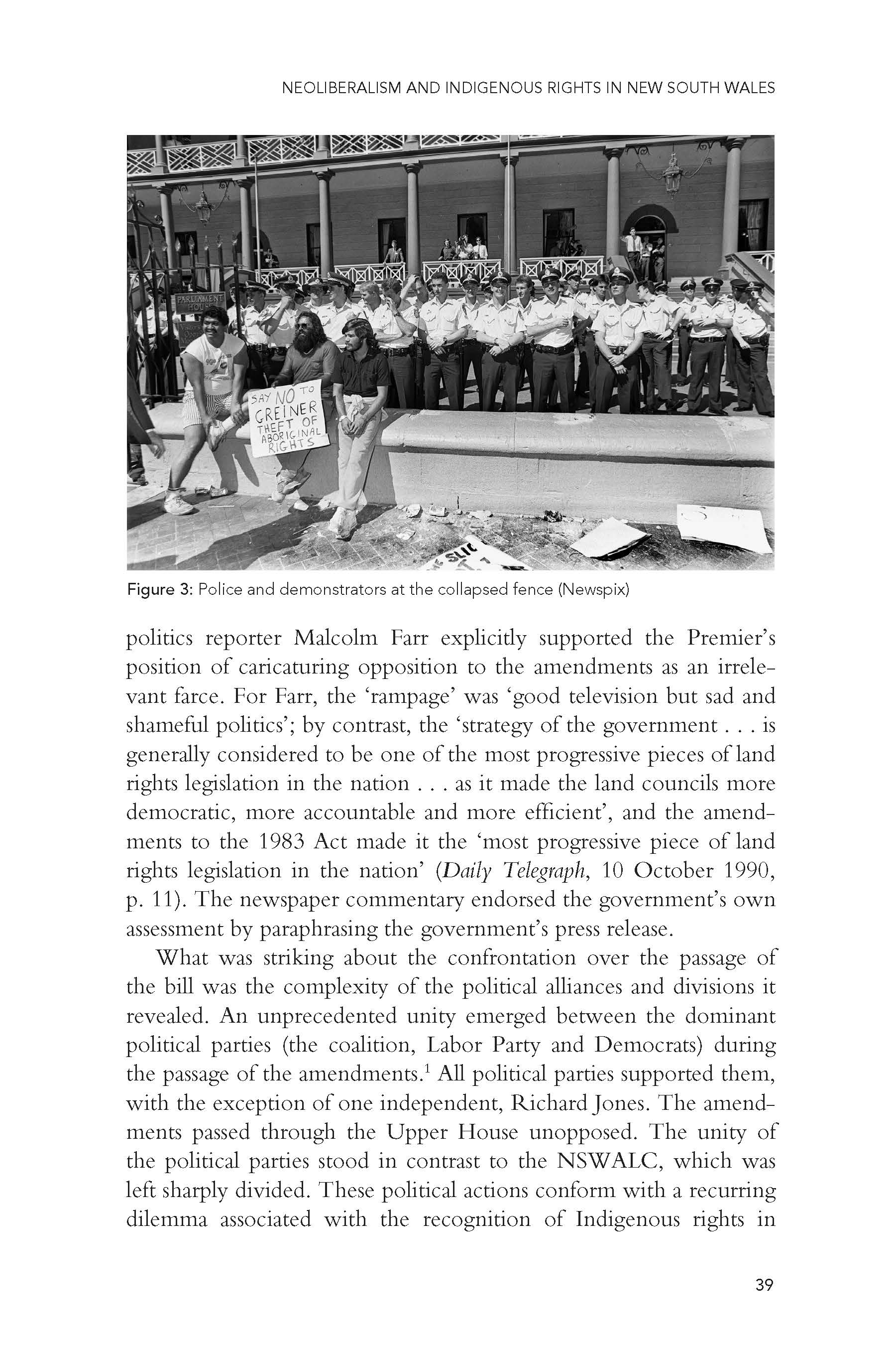 Protest Land Rights and Riots -