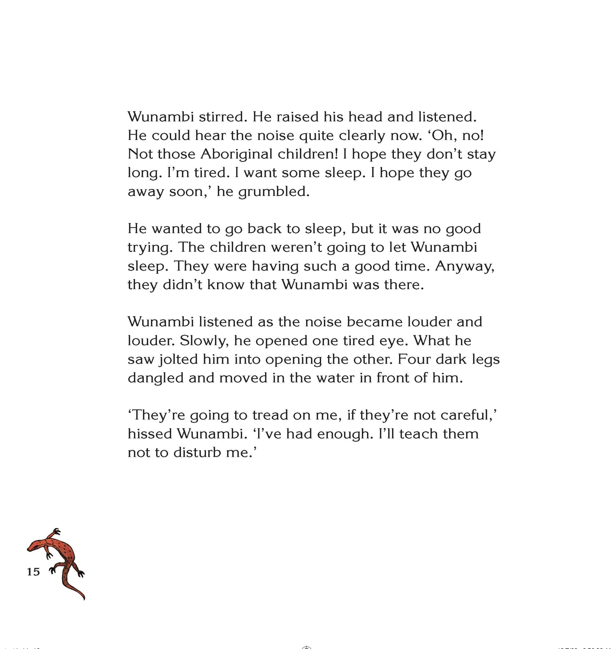 Wunambi the Water Snake -