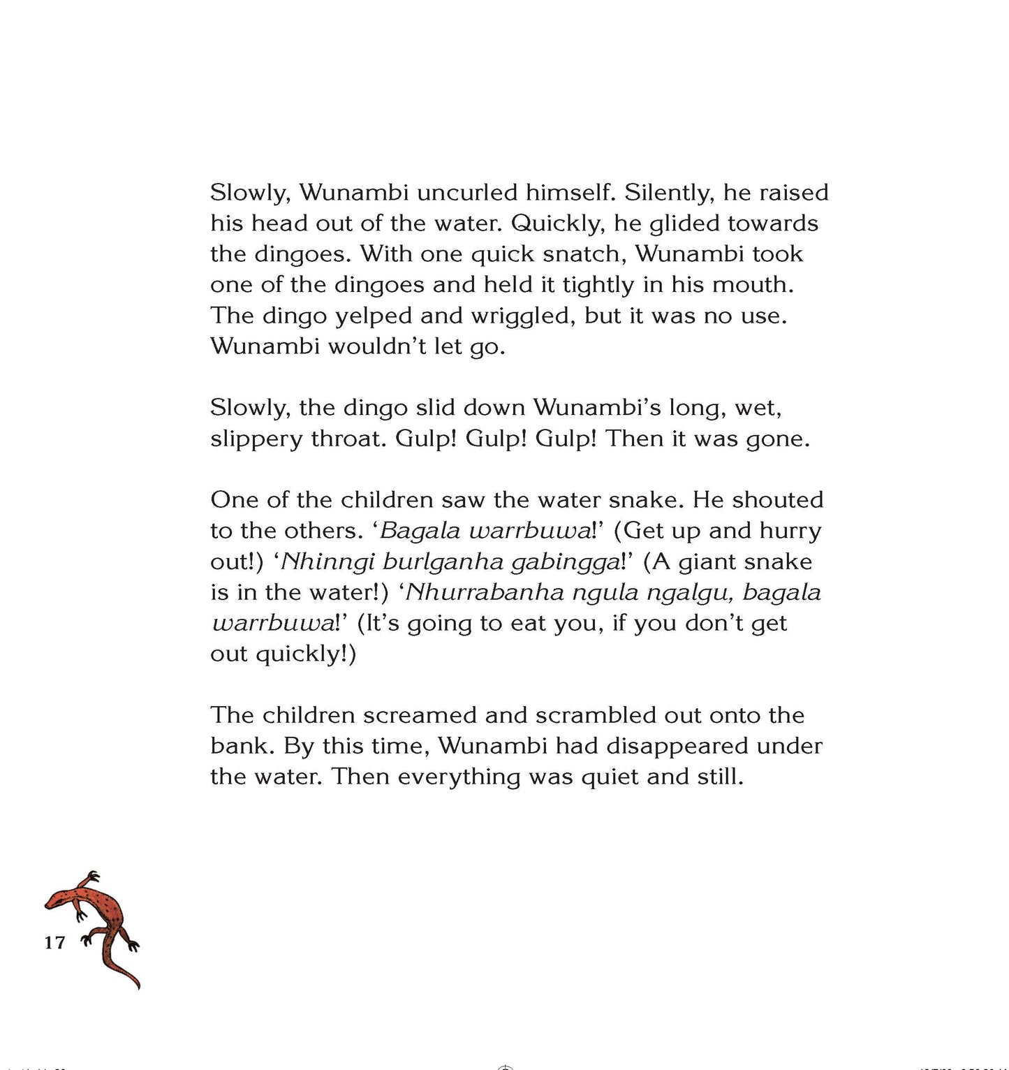 Wunambi the Water Snake -