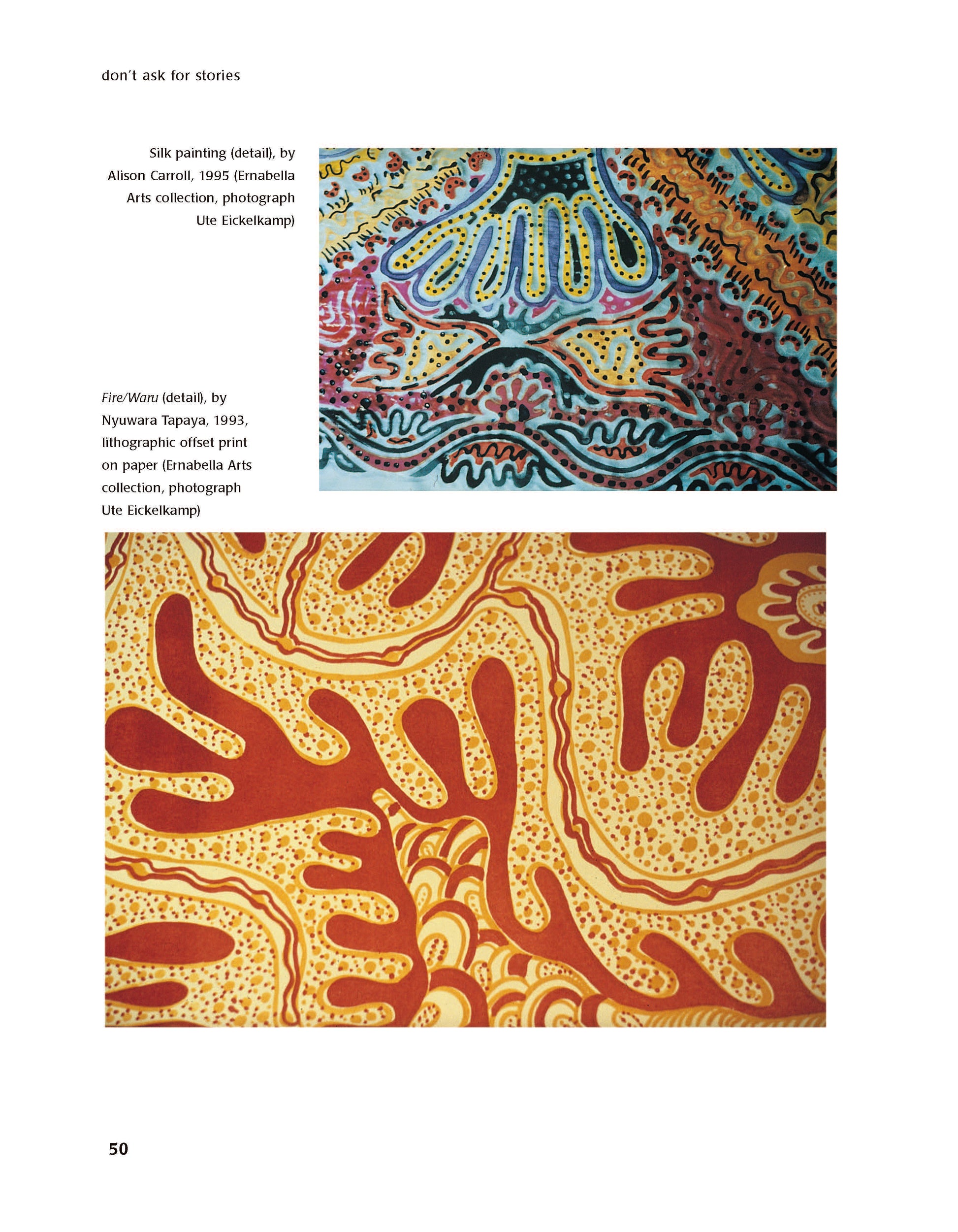 don't ask for stories -