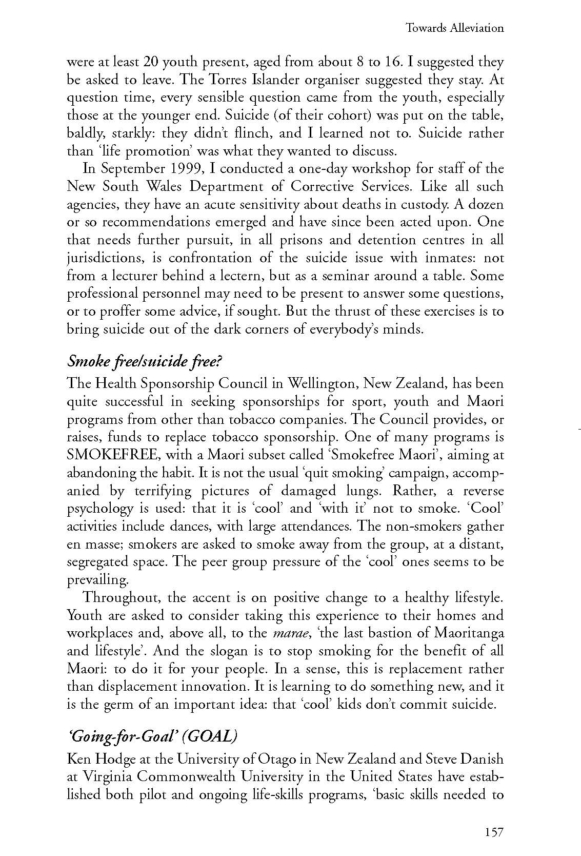 Aboriginal Suicide is Different -