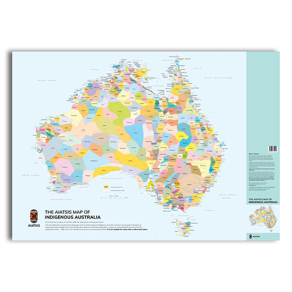 The AIATSIS Map of Indigenous Australia - A0 (Large) / Folded