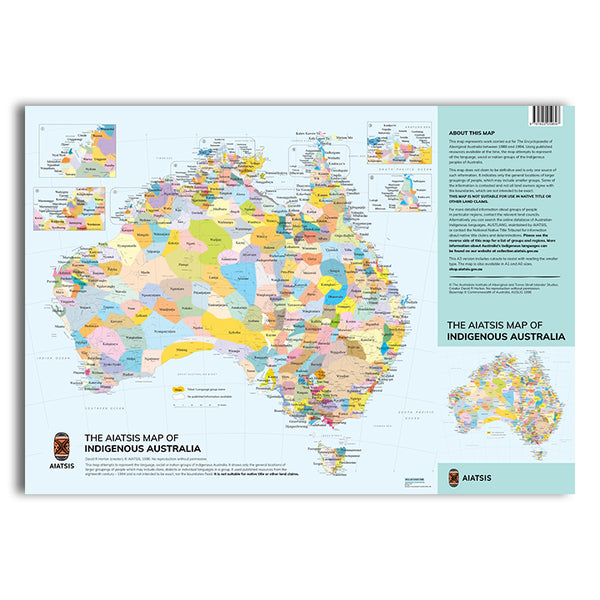The AIATSIS Map of Indigenous Australia - A3 (Small) / Folded